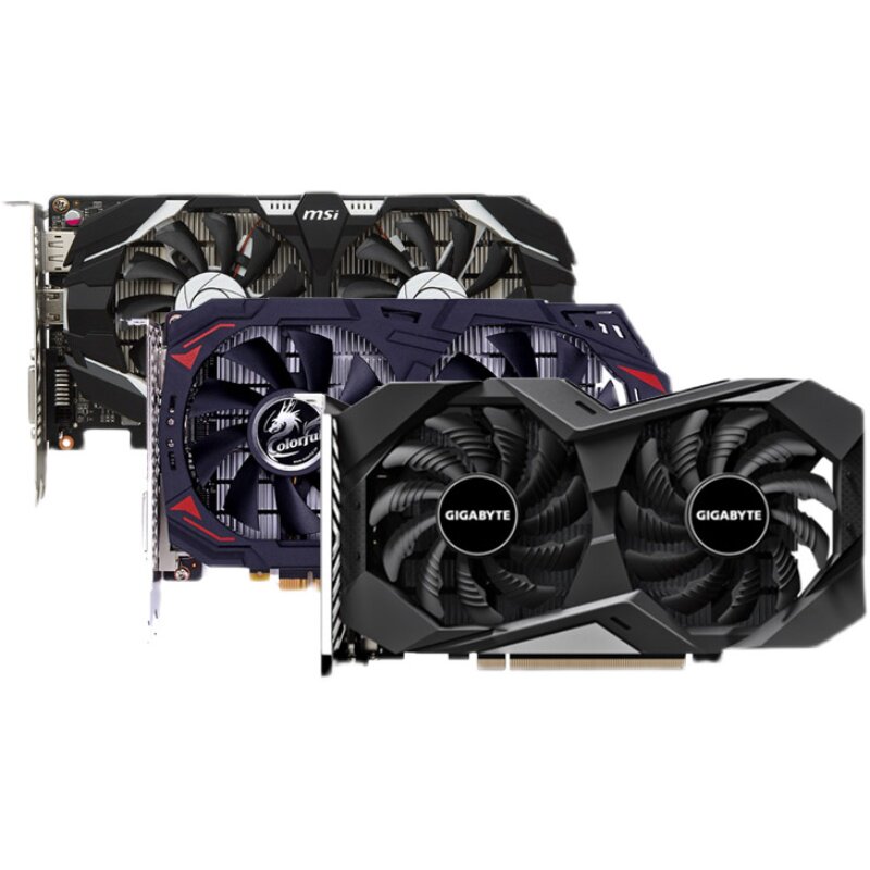 微星技嘉七彩虹gtx1050ti16501660tirtx206012g游戏智能电脑硬件