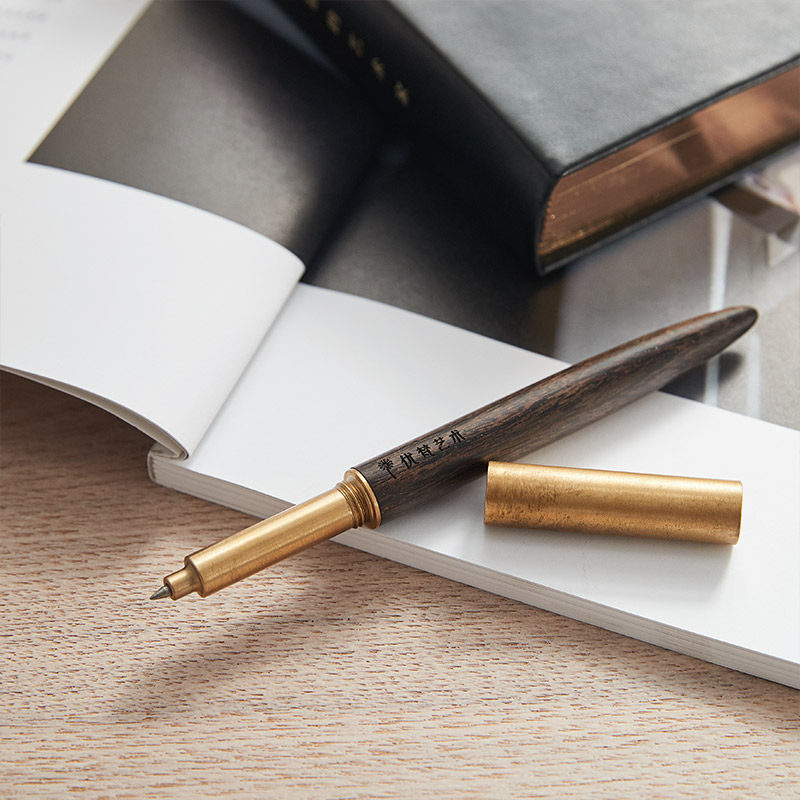 优梵艺术手绘练字笔男女士商务签名签字专用礼盒摆件