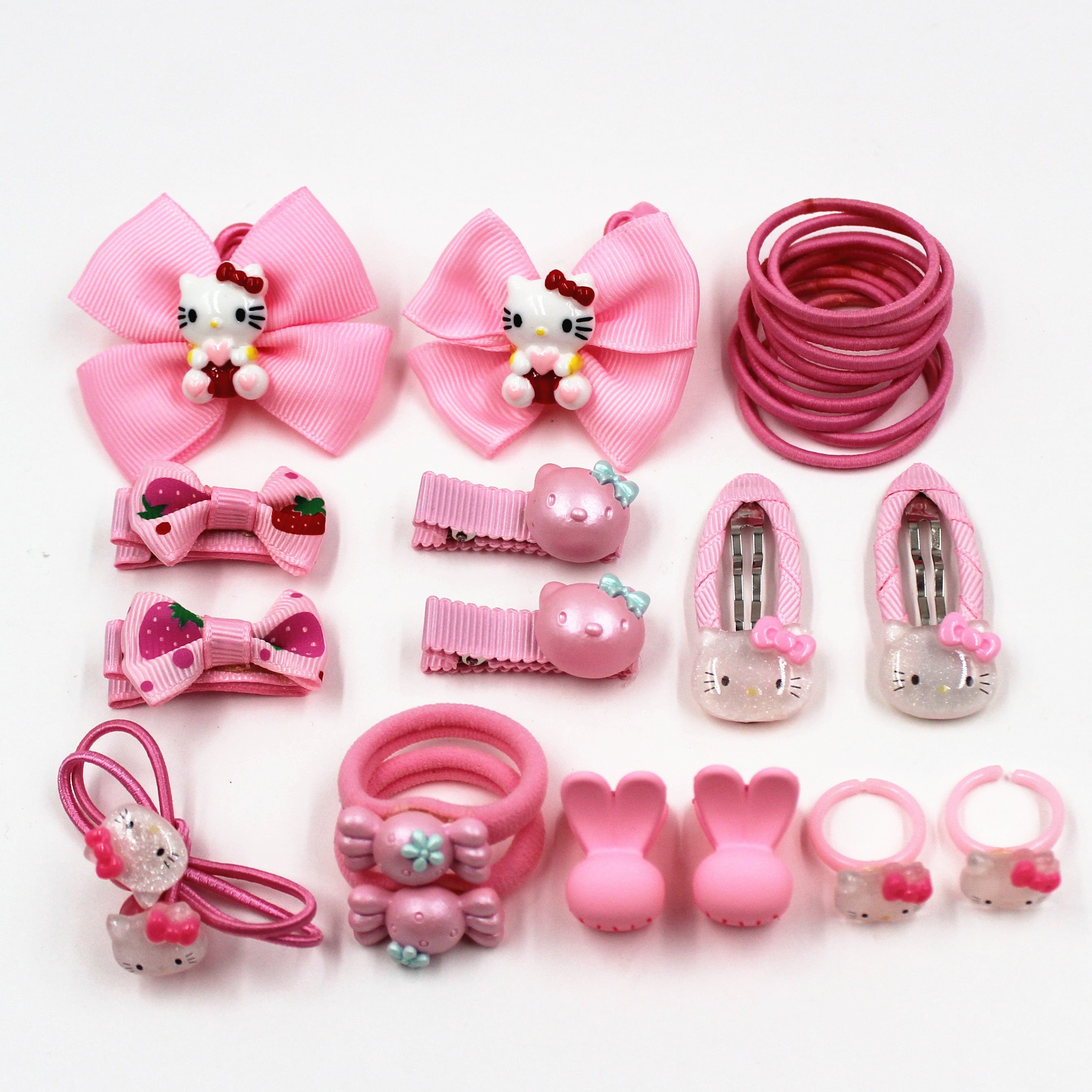 小孩子宝宝扎头发饰品女孩头饰儿童小朋友套装甜美发饰