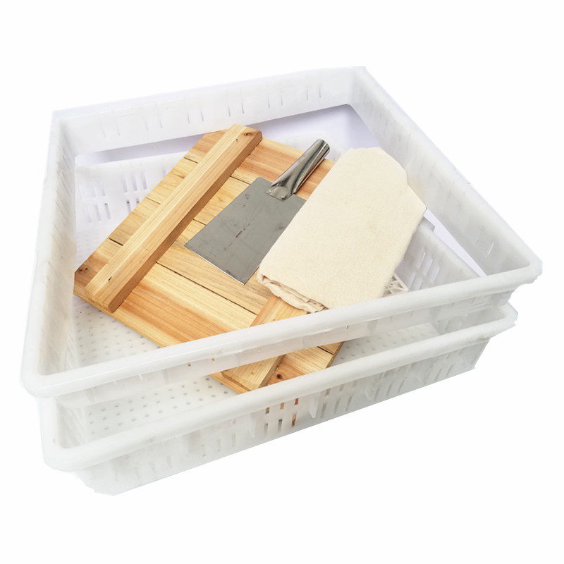 豆腐模具 做豆腐的筐 家用老豆腐盒 商用嫩豆腐框白色加厚豆干筐