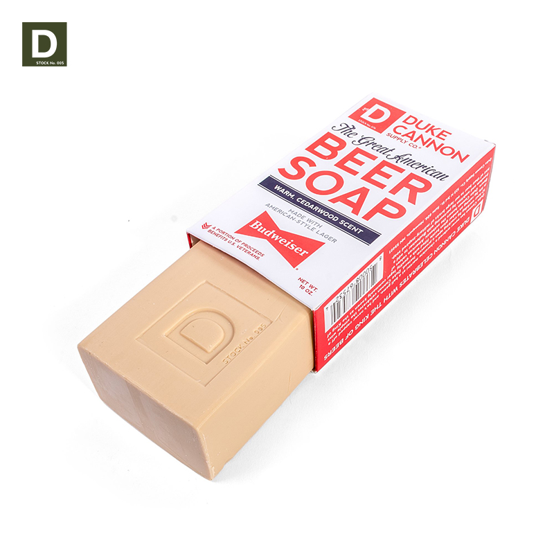 dukecannon-美国啤酒温暖雪松松木深层清洁男士香皂