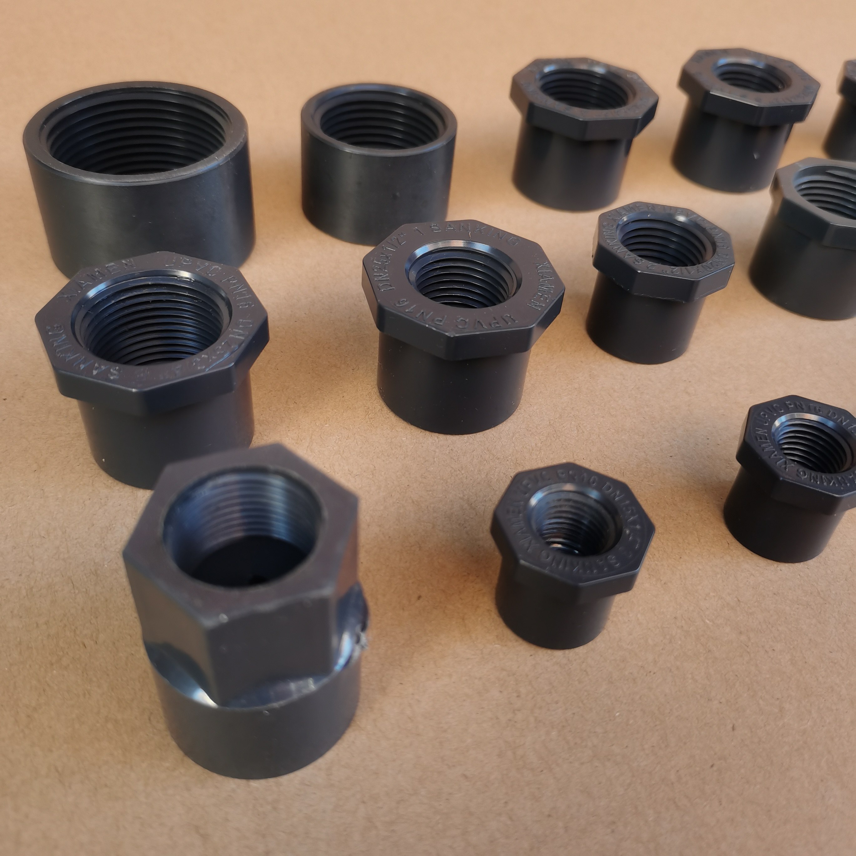 补芯三厘upvc内牙补心pvc内丝仪表表内螺纹接头