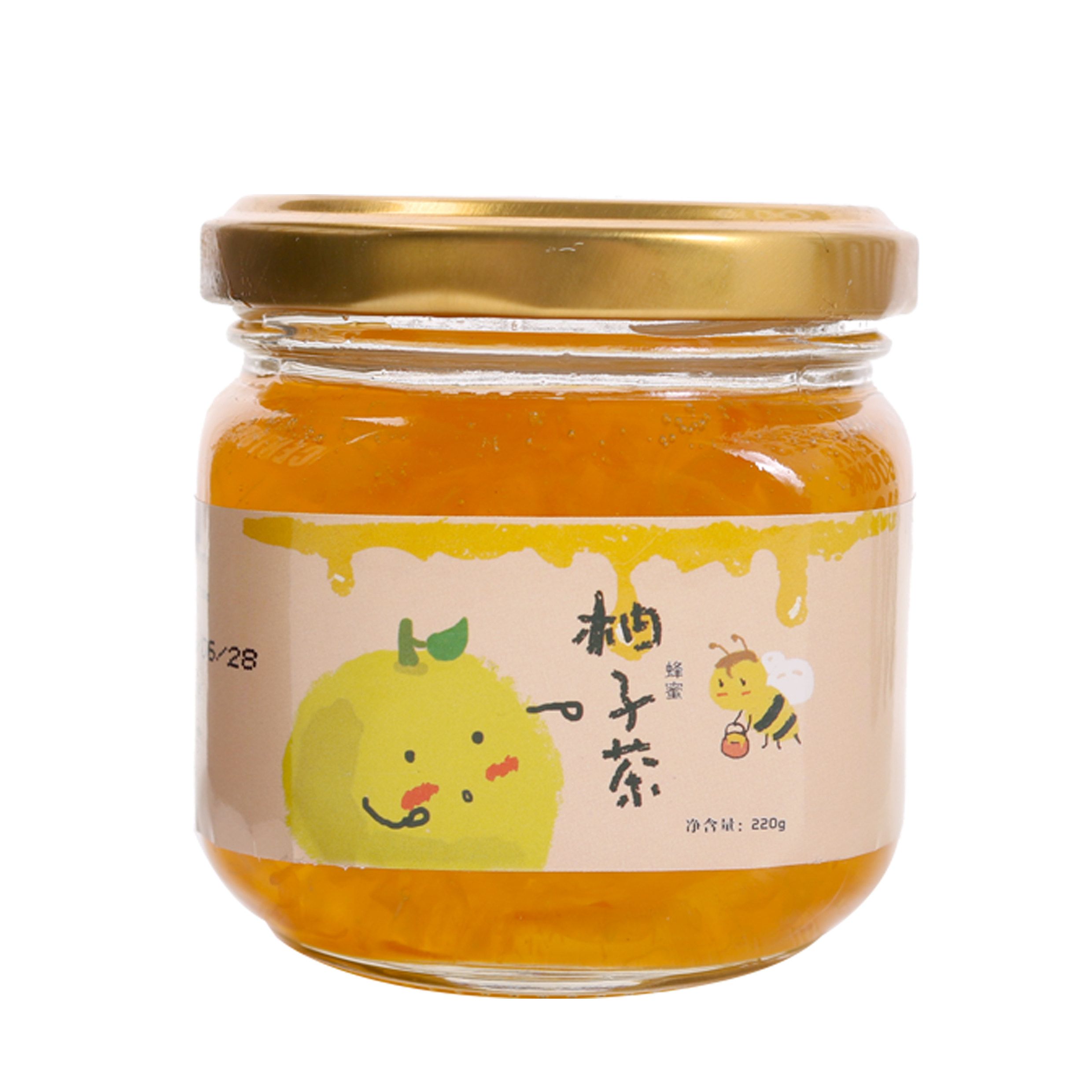 浙里饮品果茶水果胡柚冲泡冲饮泡水冲水220克蜂蜜果味茶