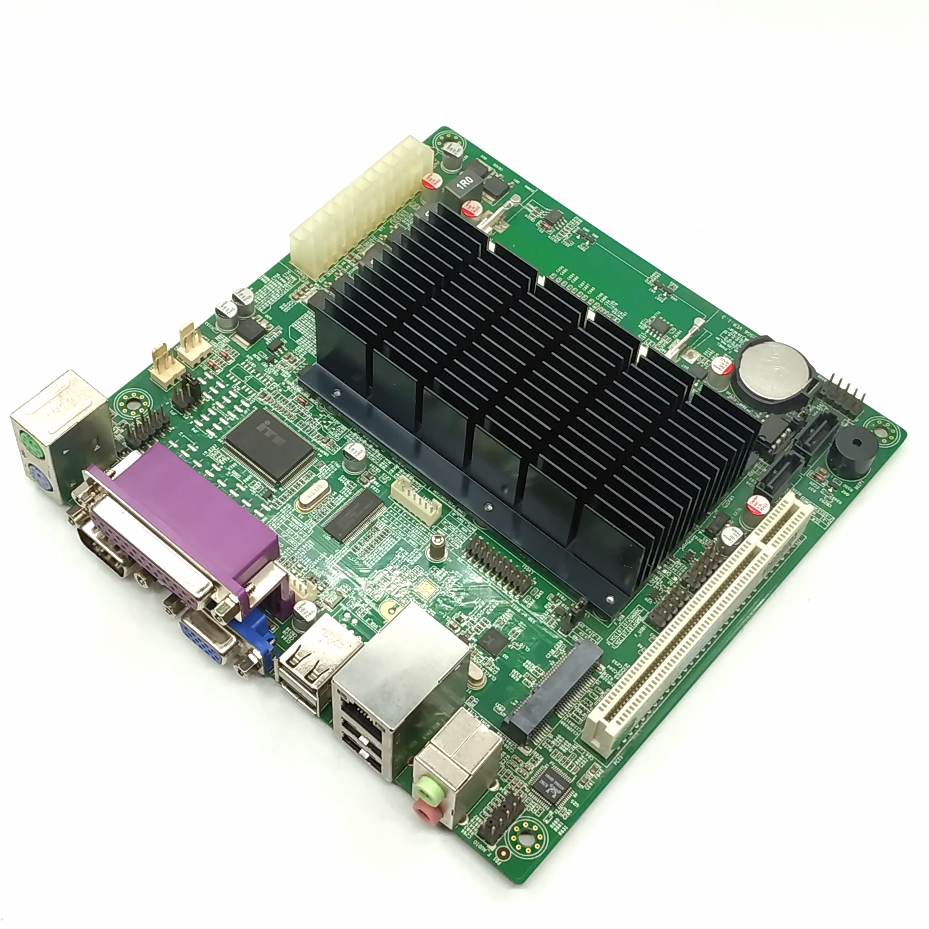 主板凌动工控d2550无风风扇功耗pci工业电脑主板