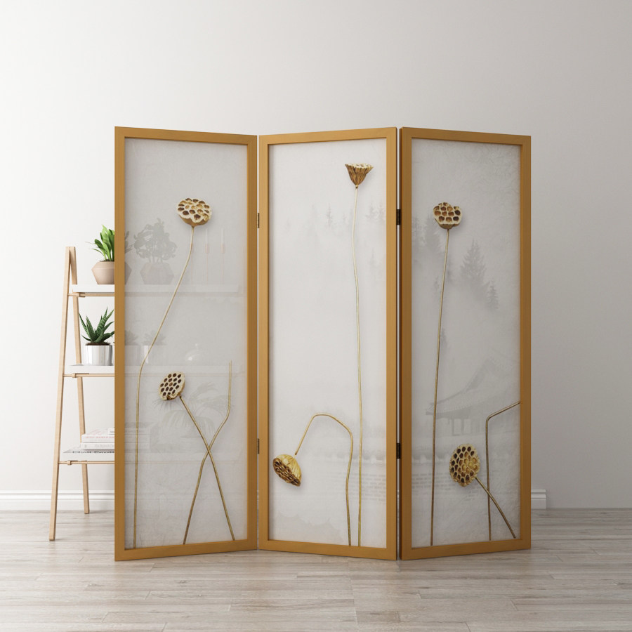 屏风新中式日式折叠国风意中禅意推拉落地书房折屏