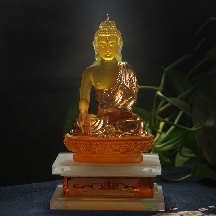 药师不同135cm古法琉璃手势颜色琉璃光如来如来佛摆件