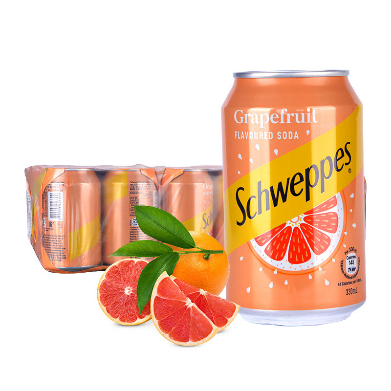 汽水香港进口schweppes玉泉忌廉奶油罐装苏打水可口可乐碳酸饮料