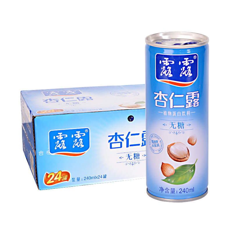 承德露露杏仁露240ml20罐装霜酷家福利一整箱小升蛋白