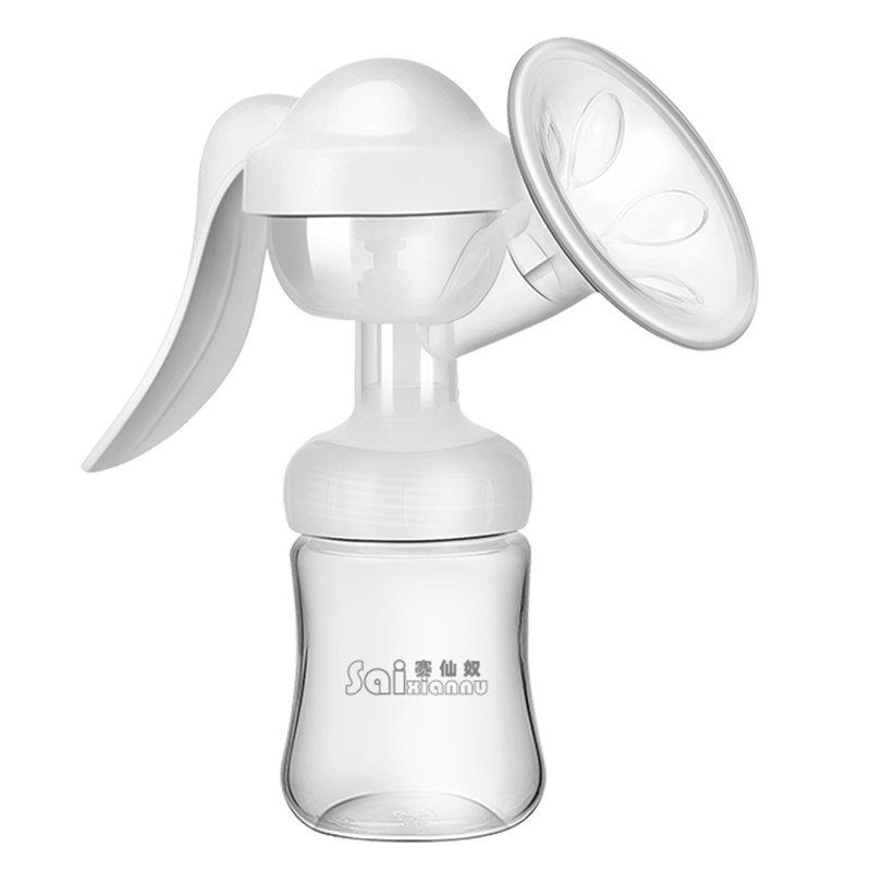 赛仙奴手动吸奶器 挤奶器小巧静音吸乳接奶 吸力大催乳拔奶集奶器