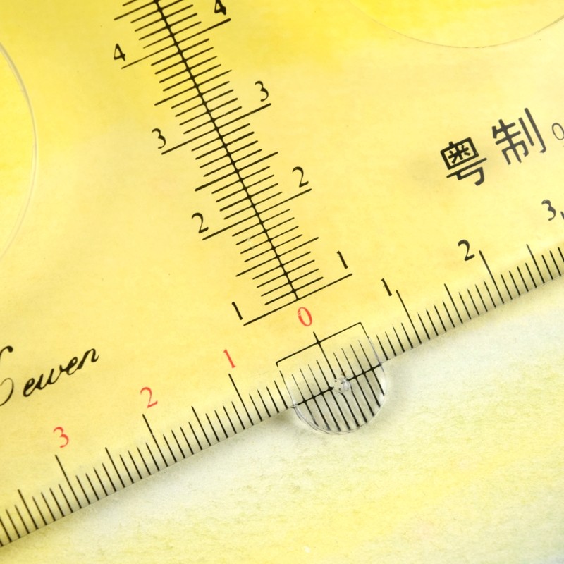 半圆量角器科文圆形多省刻度凹陷双色文具尺子各类尺