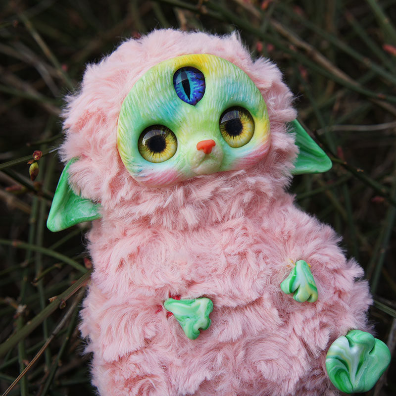 alisa古怪怪的幻想生物设计师手作艺术娃娃摆件摆件