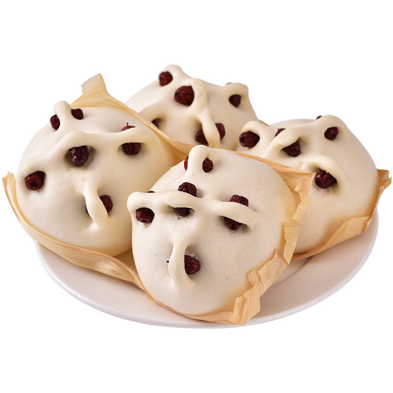 胶东枣饽饽山东春节枣馒头纯手工早餐山东大馍馍胶东老面大枣馒头