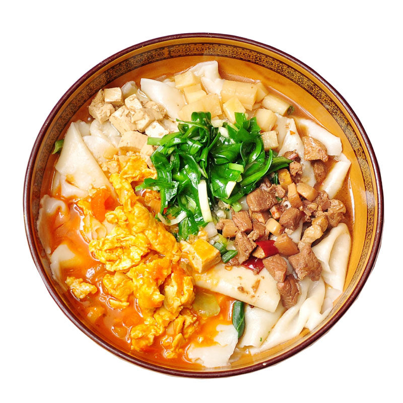 仙力面业原味刀削面片200g4包