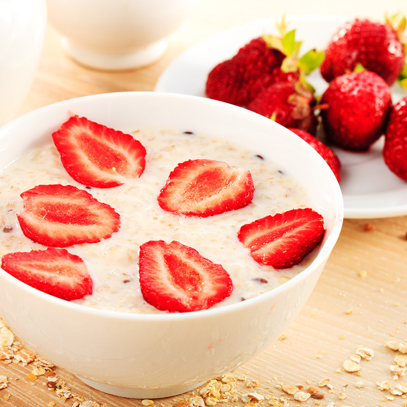 阴山优麦香浓牛奶营养燕麦片30g袋装即冲即食水果