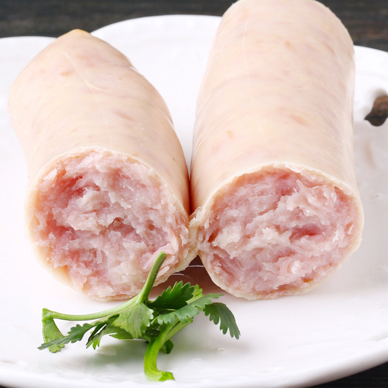 白的脖子吃货闭眼老白严选老北京蒜肠火腿香肠包装即食肠类