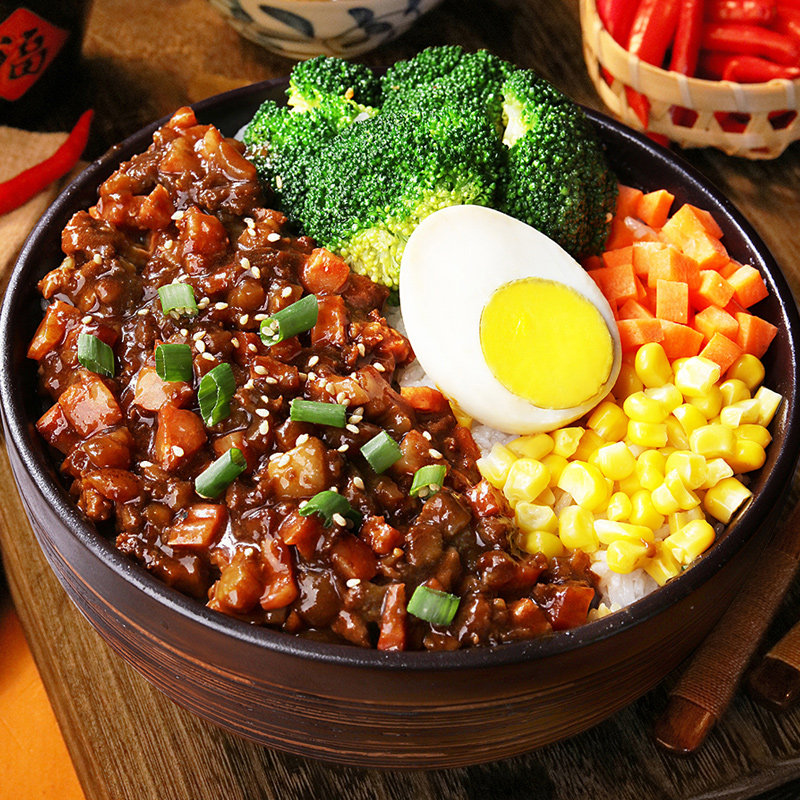 菜字头5包卤肉饭肉燥半成品私房菜拌面拌饭打卤酱炸酱家用家常菜