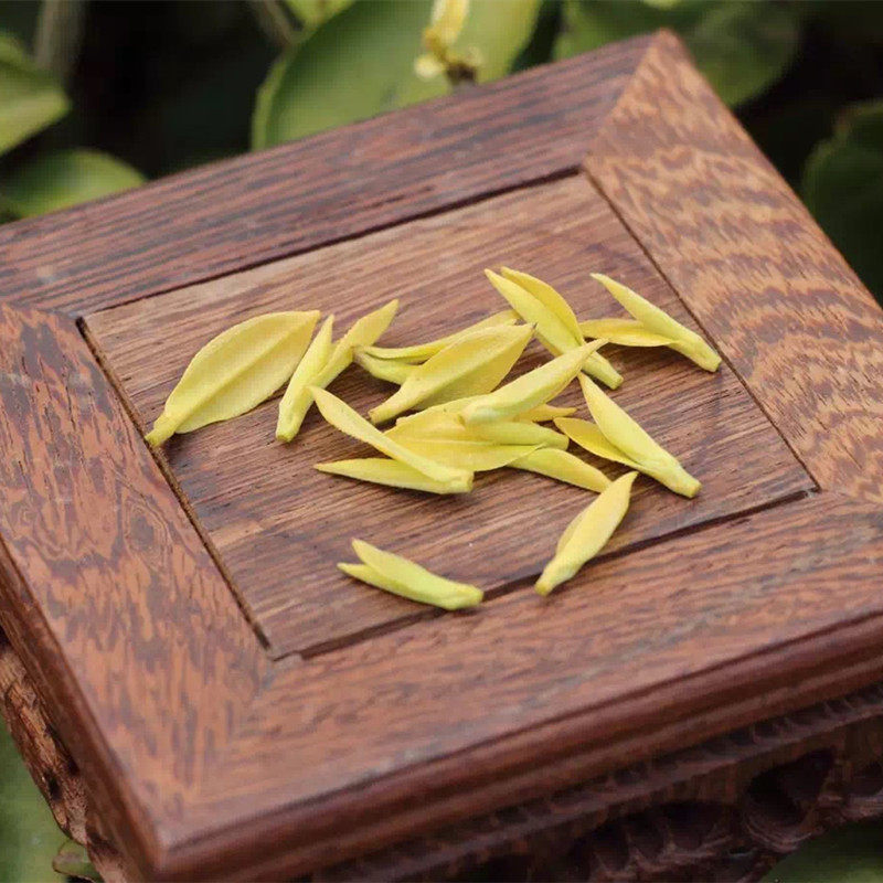 天台特级明前寒山黄茶中1号台山黄芽龙井龙井茶黄茶