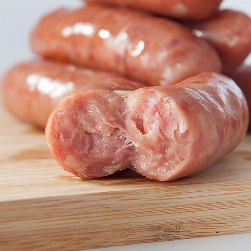 翘歌台式烤肠猪肉纯肉网红热狗香肠瘦肉秘制购物车