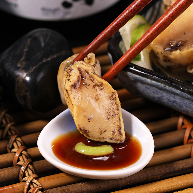 大连鲍鱼珍珠鲍小海鲜新鲜海螺肉刺身鲍螺肉鲍鱼