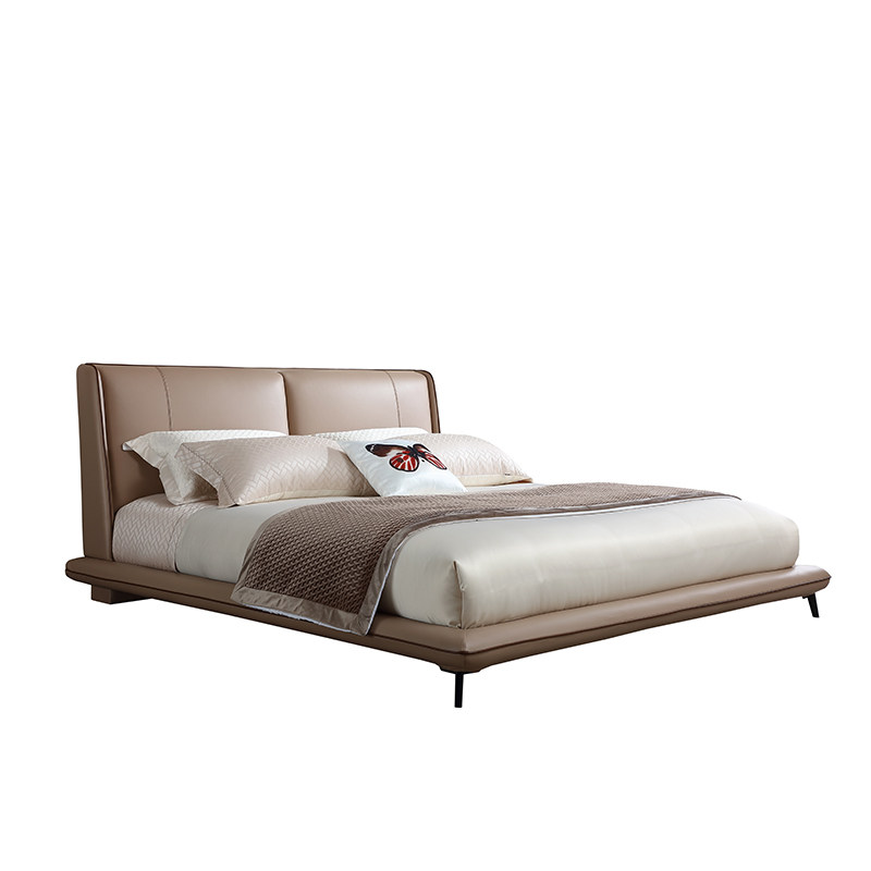 帝标现代轻奢风格皮床简约双人床主卧大床高档家具tl872a