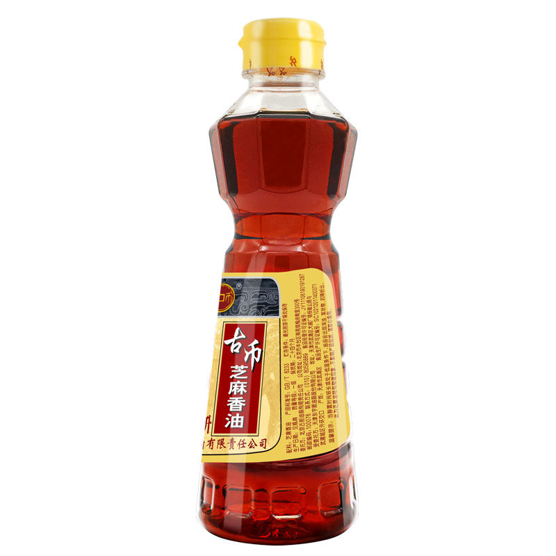 香油古币芝麻450ml3瓶家用小瓶首农食品香油