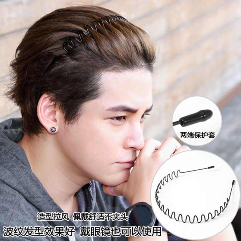 发箍男隐形男生压发发卡短发头饰女发洗脸男士发饰