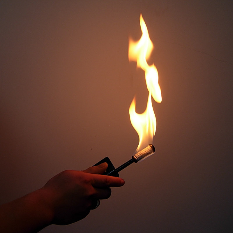 舞台大卫魔术道具火把变牌扇火类纸牌近景表演魔术道具