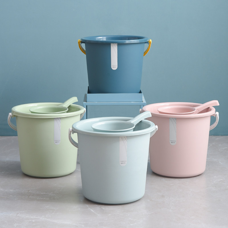大水桶家用大容量储水桶手提加厚圆桶学生宿舍洗澡桶盆套装洗车桶