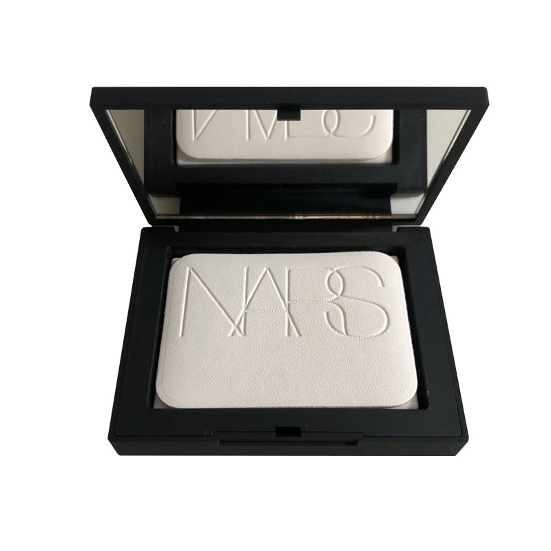 粉饼nars纳斯大白饼裸光透明定妆蜜限量浮雕粉饼