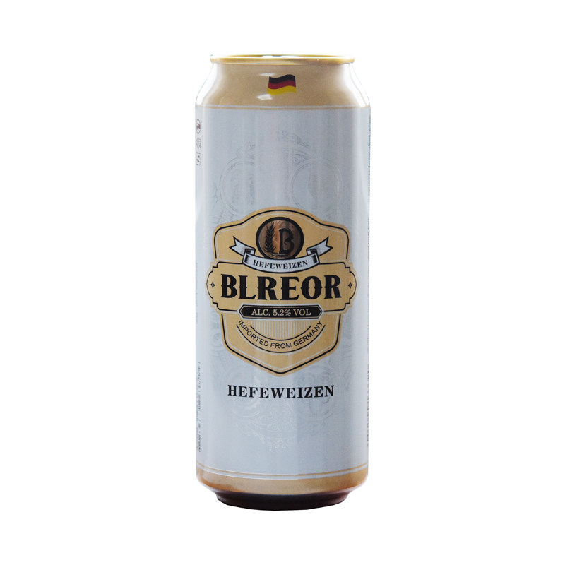 啤酒德国原装进口彼乐blreor小麦白啤酒500ml24罐整箱啤酒