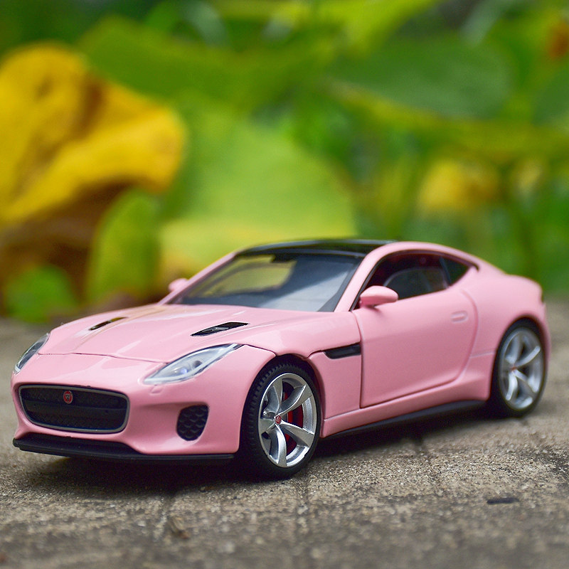 jk捷豹ftype跑车合金车模声光回力开门玩具车模