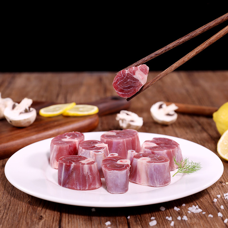 金木兰羊腱羊腿锡林郭勒4斤小腿切段冷冻生羊肉