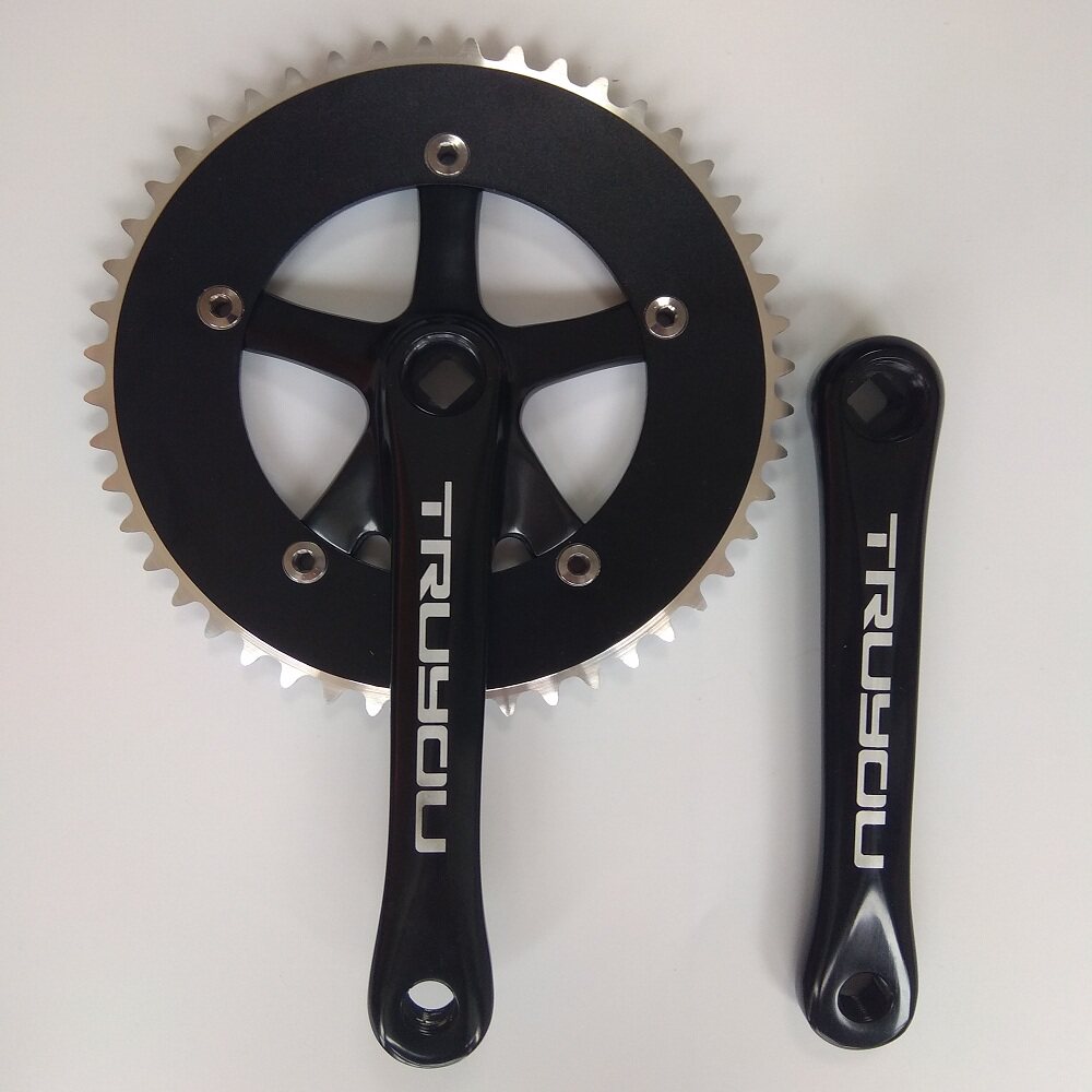 truyou死飞单速场地自行车130bcd53t52t50t48t牙盘