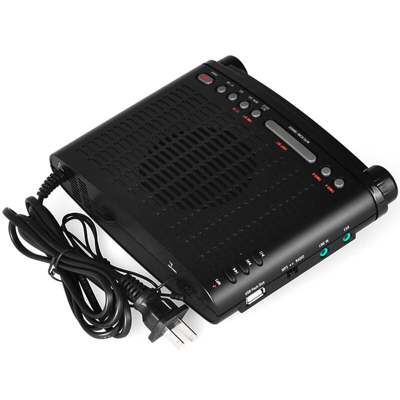 tecsun德生mp300mp3播放钟控调频立体声收音机mp300收音机