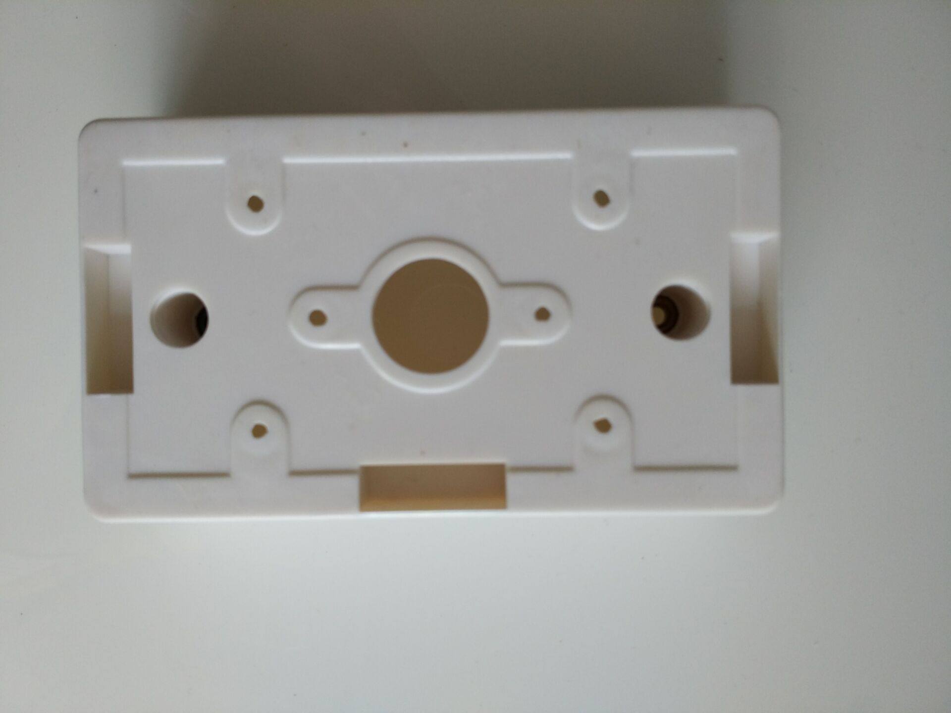 四通120小号线盒 明装接线盒 pvc塑胶阻燃明盒 明线盒120*60底盒