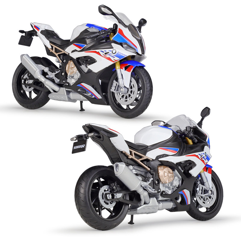 welly威利宝马2021bmws1000rr重机仿真摩托车模型成品车模