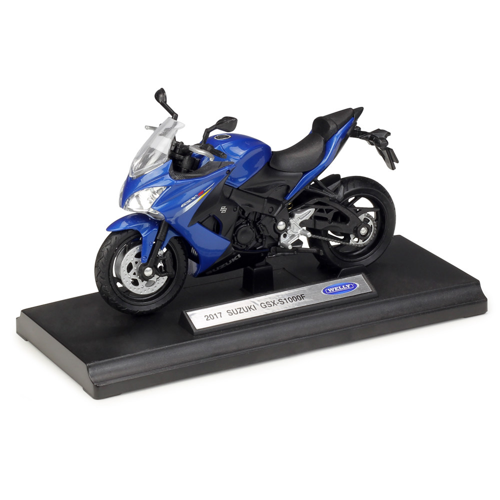 welly威利铃木2017suzukigsxs1000f仿真合金摩托车模型车模