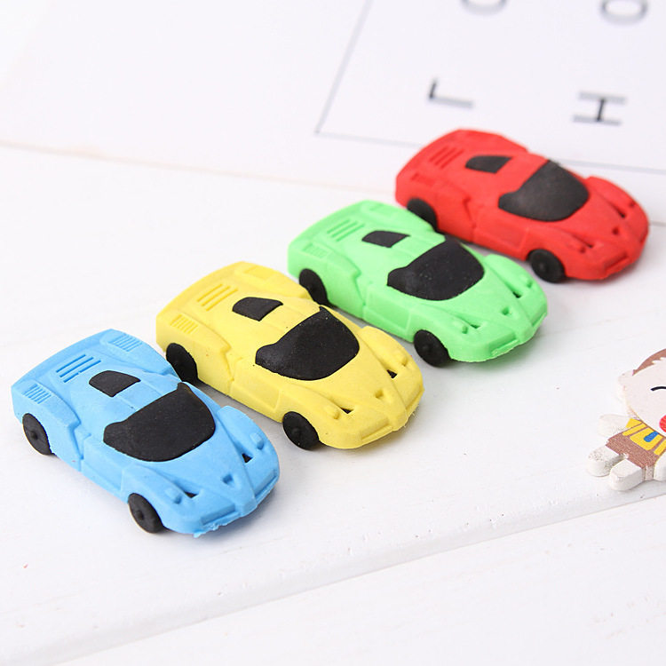 新款小汽车橡皮创意卡通玩具儿童学生节日奖品橡皮