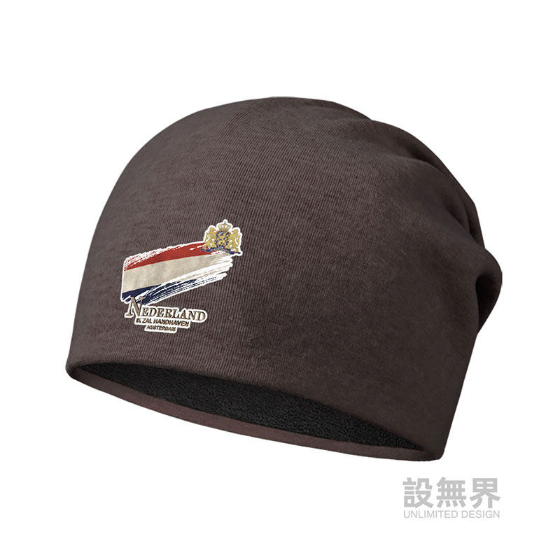荷兰阿姆斯特丹国旗标志加绒棉帽男女帽子堆堆帽头帽子