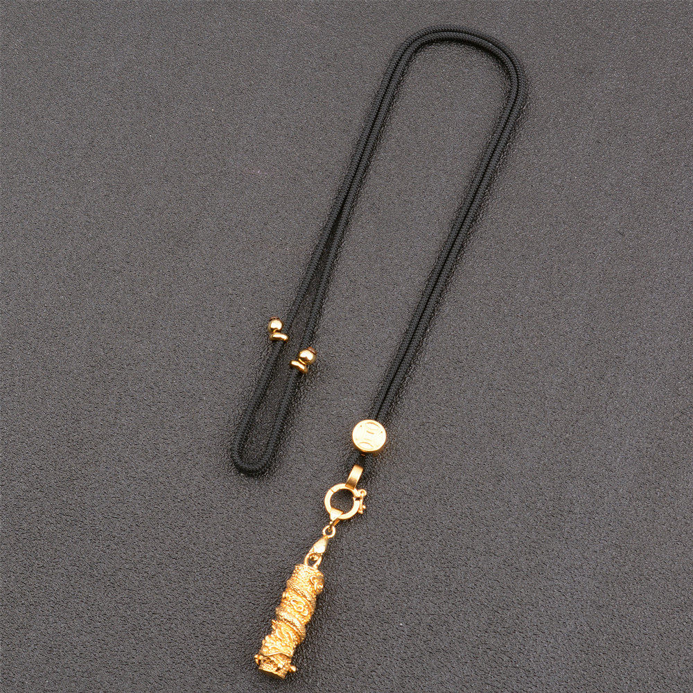 可调调节卡扣金佛黄金吊坠挂绳翡翠挂件绳子绳