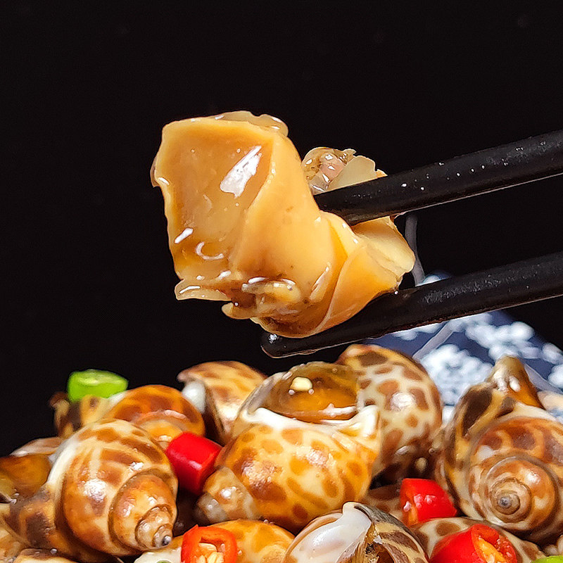 麻辣香螺500g即食香辣小海鲜花螺鲍海螺熟食贝类制品