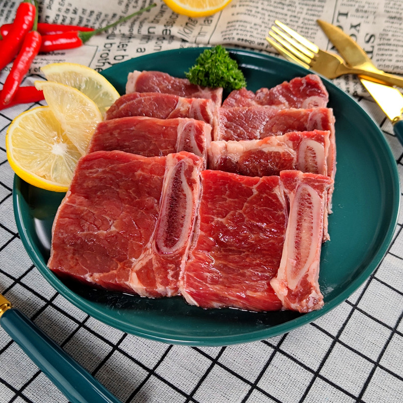 牛仔骨原新鲜冷冻带骨牛排牛肋排牛小排预制年夜饭生牛肉