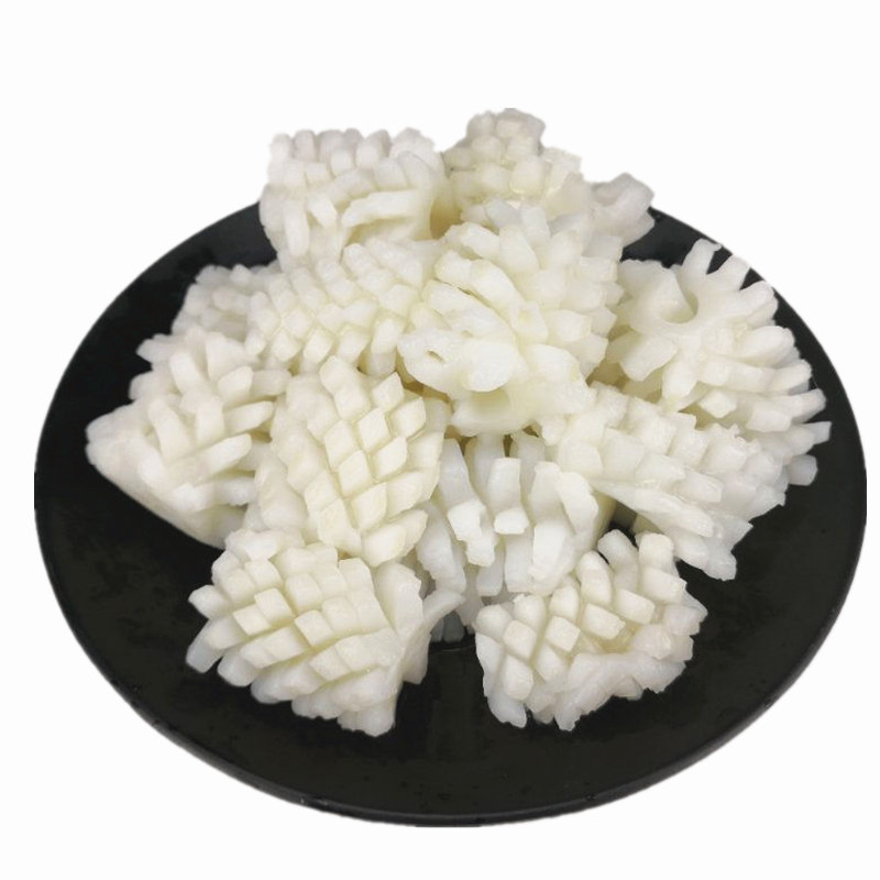 目鱼花5包新鲜冷冻墨鱼花鲜活冰冻海鲜鱿鱼卷火锅烧烤食材鱿鱼花