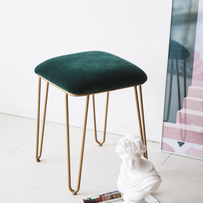 arb现代简约化妆凳ins网红梳妆椅北欧轻奢卧室化妆椅梳妆台凳子-乐购