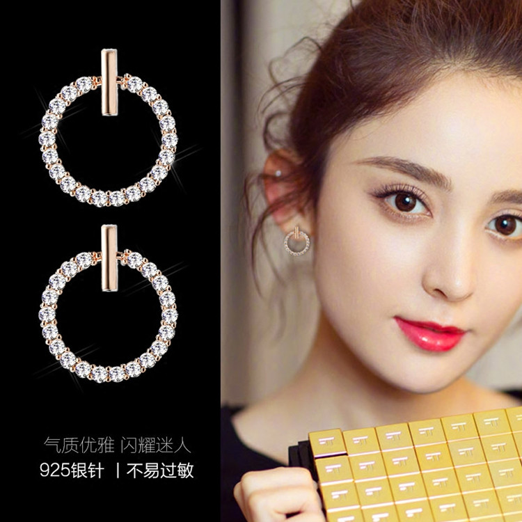 耳环耳坠气质耳扣大气时尚适合长脸女生的耳环