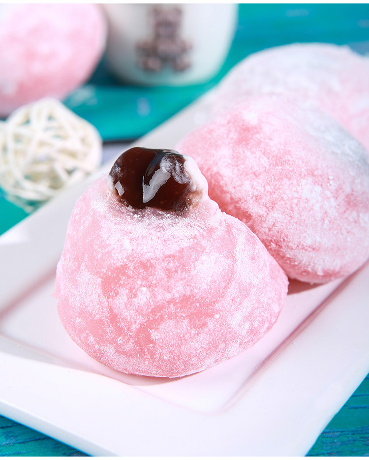 皮阿糯糯米雪糕糯米滋冰淇淋皮阿诺皮啊糯雪团子网红冰激凌