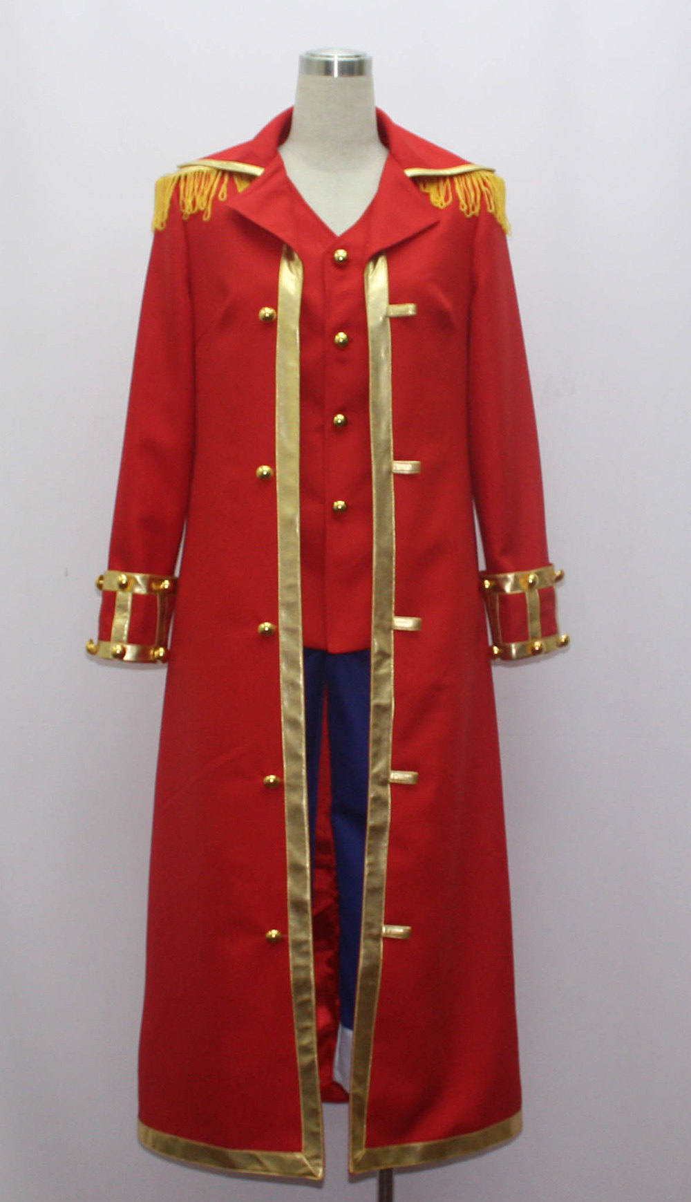 海贼王路飞船长套装动漫cosplay男装现货假发鞋子另购cosplay男装