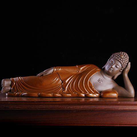 卧佛睡佛如来如来佛佛祖摆件禅意家居释迦牟尼佛保摆件