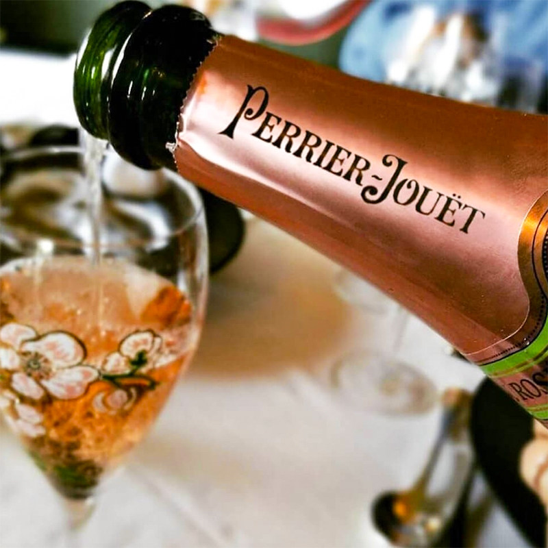 巴黎之花布拉森桃红香槟天然型粉红香槟酒perrierjouetblason