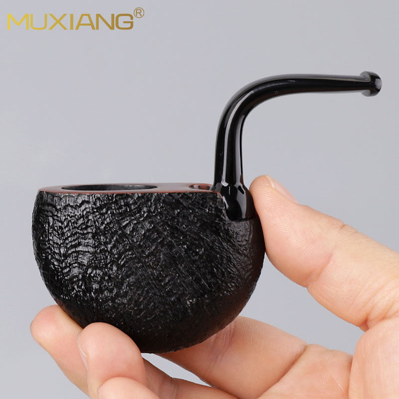 烟斗老式烟草烟丝烟袋旱烟烟锅实木石楠木过滤烟斗